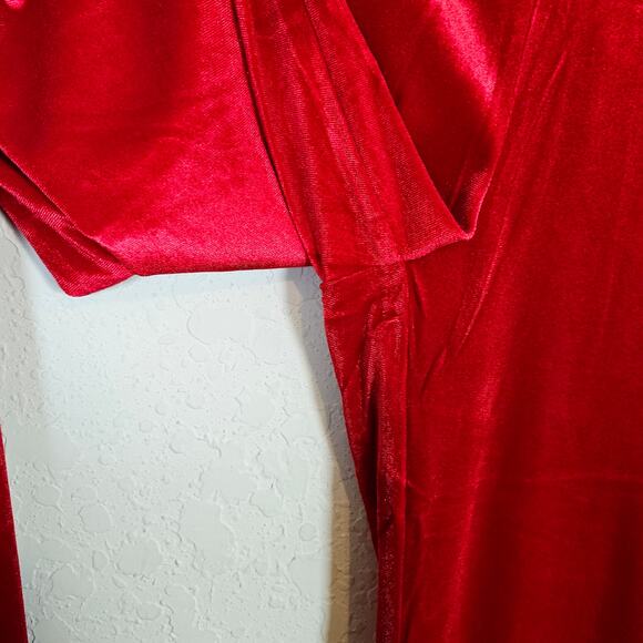 Modcloth High Waist Super Flare Pants Red Women's Size Small Holiday Party NWT - Picture 5 of 8